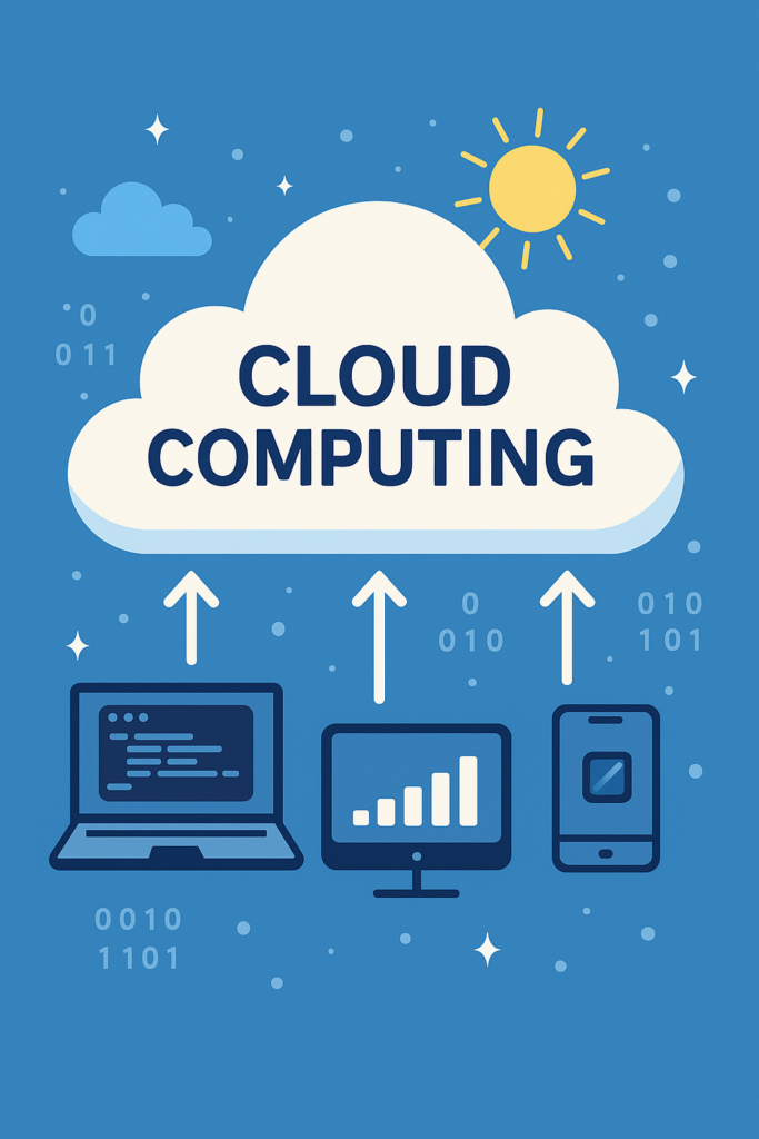 Cloud computing for beginners illustration
