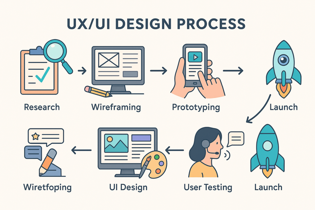 UX/ UI Design process and careers